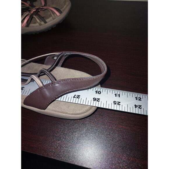 Skechers Women's Slingback Sandals 9 Skechers Reggae Slim – Slip Spliced Brown - Picture 11 of 12